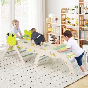 3-osaline ronimiskomplekt liblikaga, roheline