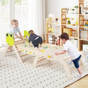 3-osaline ronimiskomplekt liblikaga, naturaalne