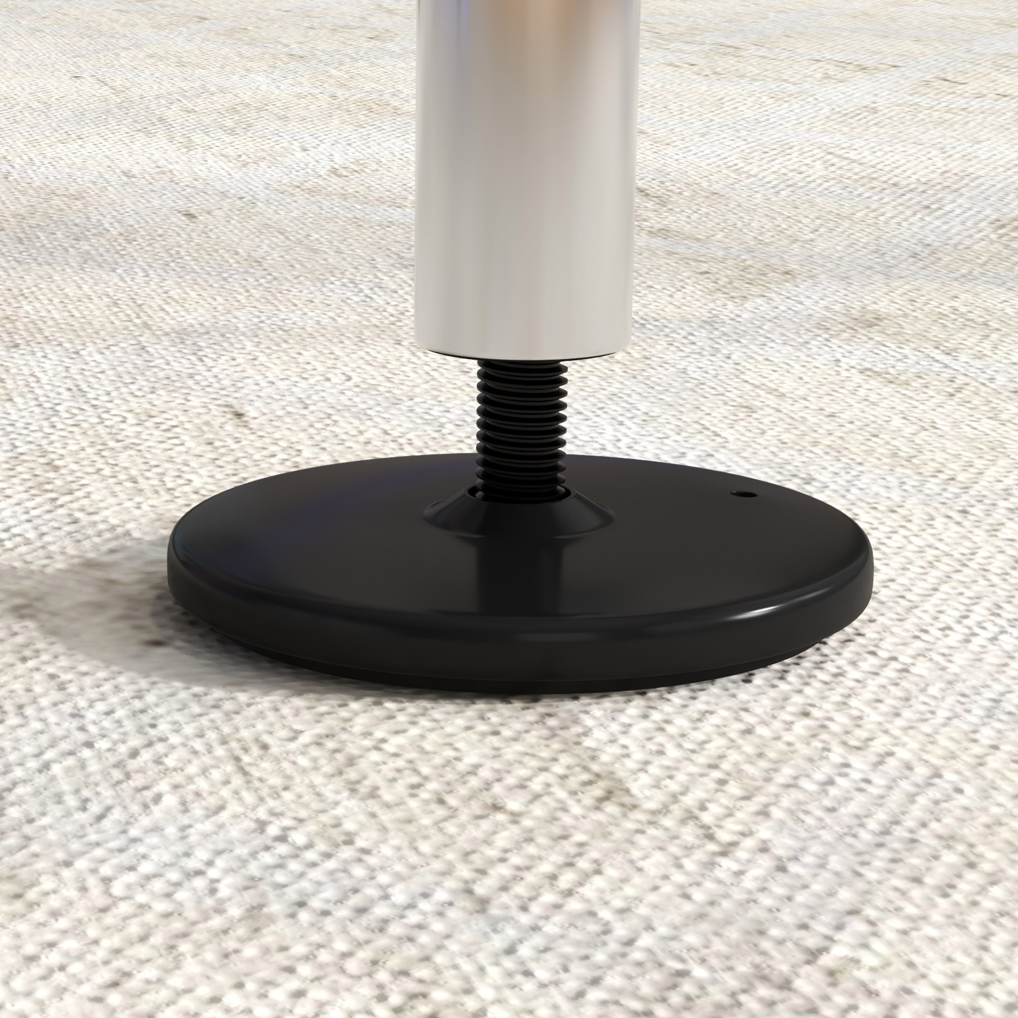 Lasten voimistelutanko renkailla, säädettävä, taitettava, liukumaton, teräs, violetti, 148 x 105 x 88-128 cm - Image 9