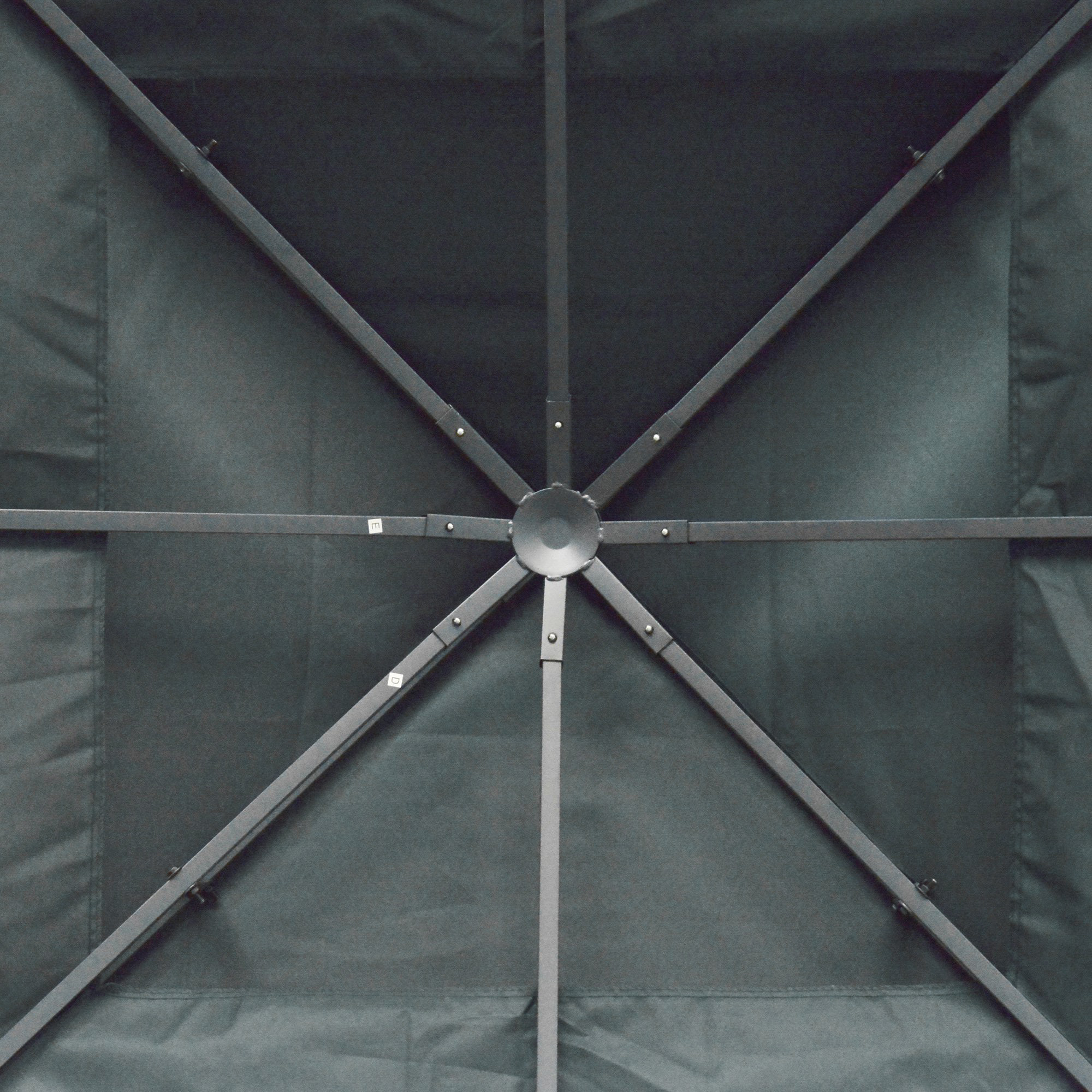Pavėsinės stogas, 3 x 3 m, anglies pilka - Image 8