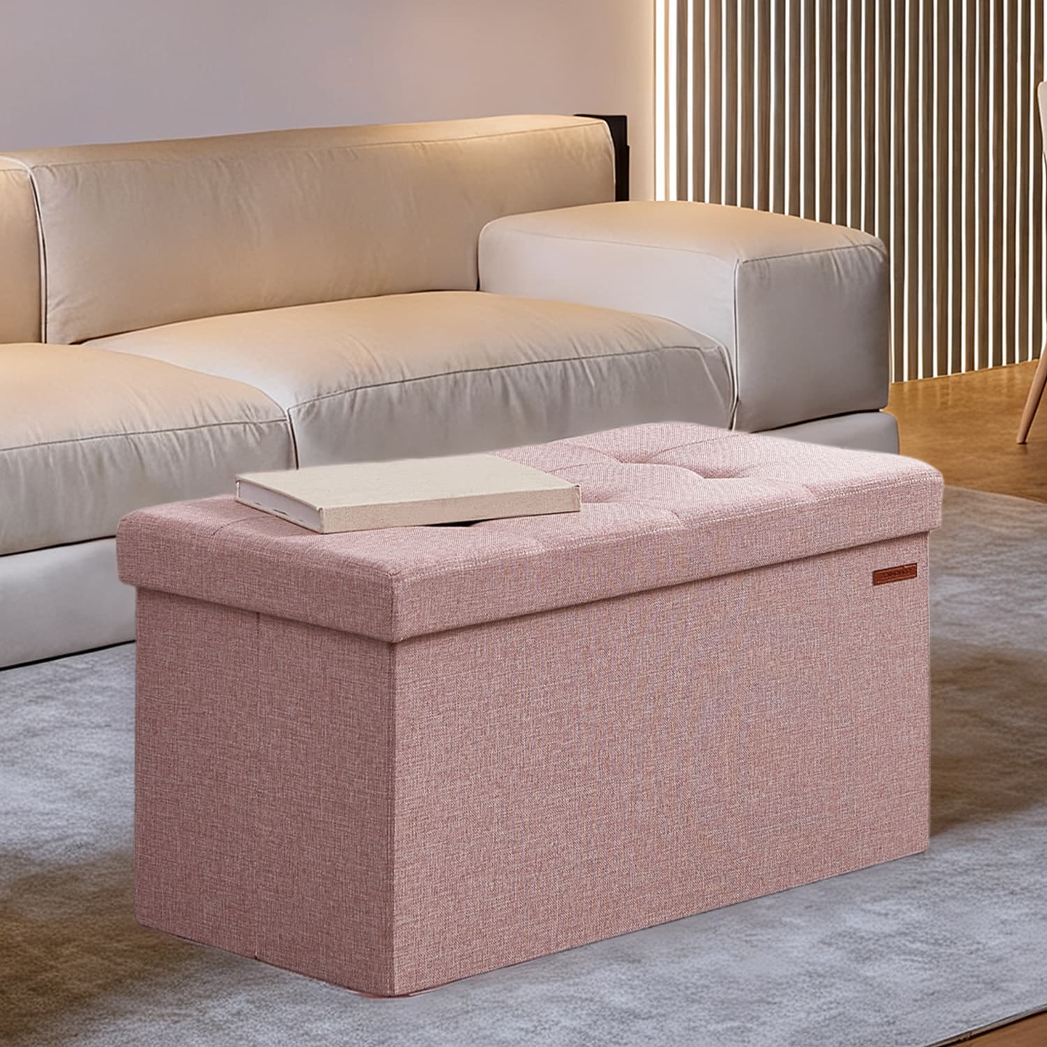 Panipaigaga pink, 38 x 76 x 38 cm, MDF, 89 l, pastellroosa