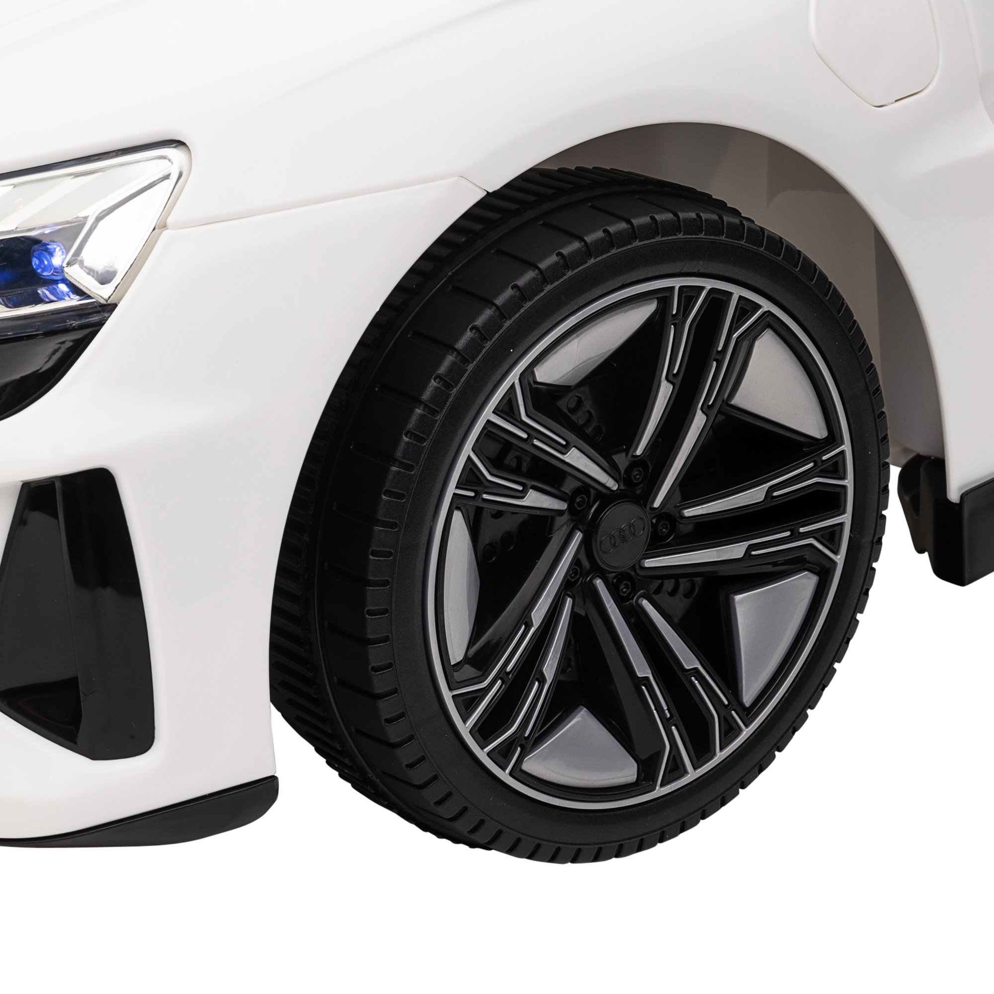 Lasten sähköauto Audi RS e-tron GT, valkoinen, 103 x 58 x 41 cm - Image 8