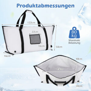 122cm Isolatsiooniga Kalakott PVC Veekindel