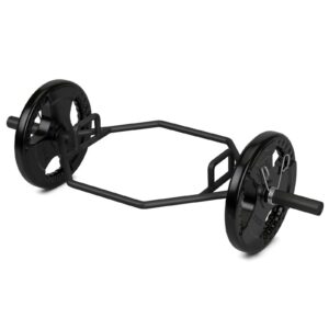 56" olümpia kuusnurkne trap-bar must