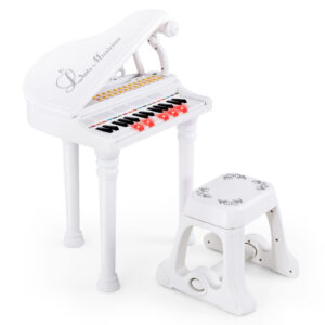31 klavišų vaikų pianinas komplekte