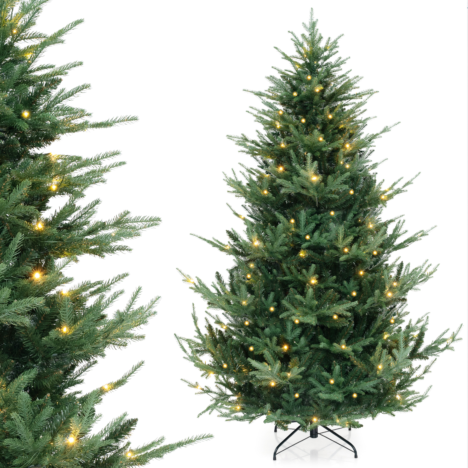 210 cm Kunstkuusk 340 LED-valgusega - Image 2
