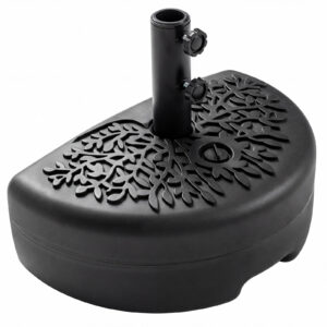 25 kg Pooli Vihmavarju Alus Poolring Must