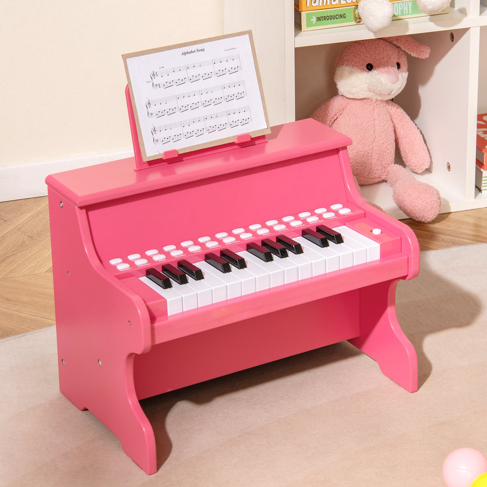 25-klahviga laste mini-digipiano roosa - Image 2