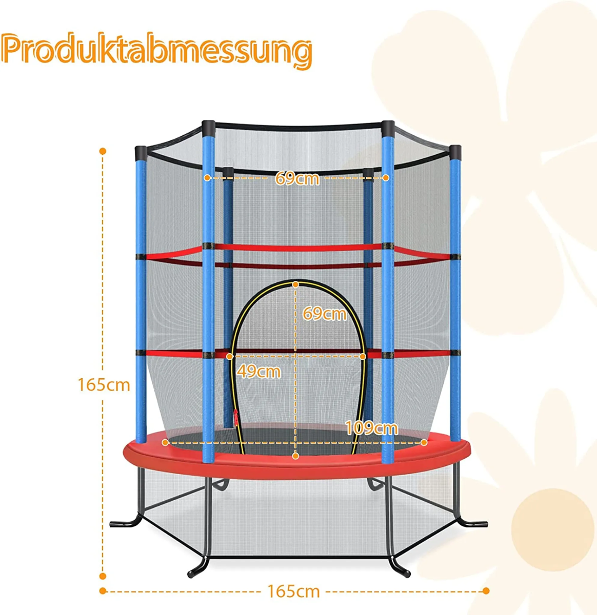 Sodo batutas Ø140cm tamsiai mėlynas - Image 6
