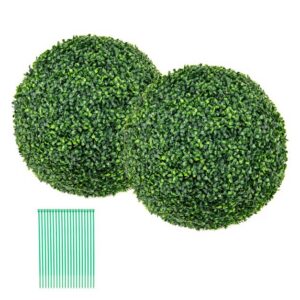 39/50 cm Keinotekoiset Milan Vihreät Topiary-pallot 2 kpl