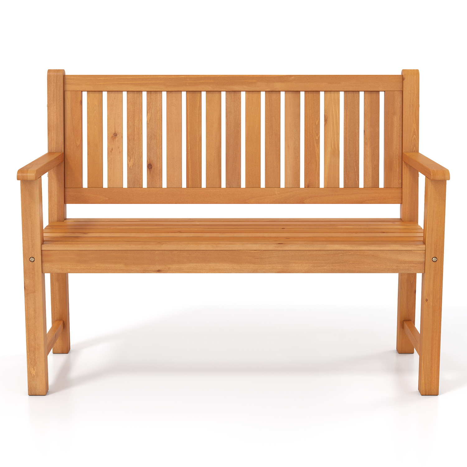 Puutarhapenkki, kuusipuu, luonnonväri, 115 x 53,5 x 89 cm - Image 4