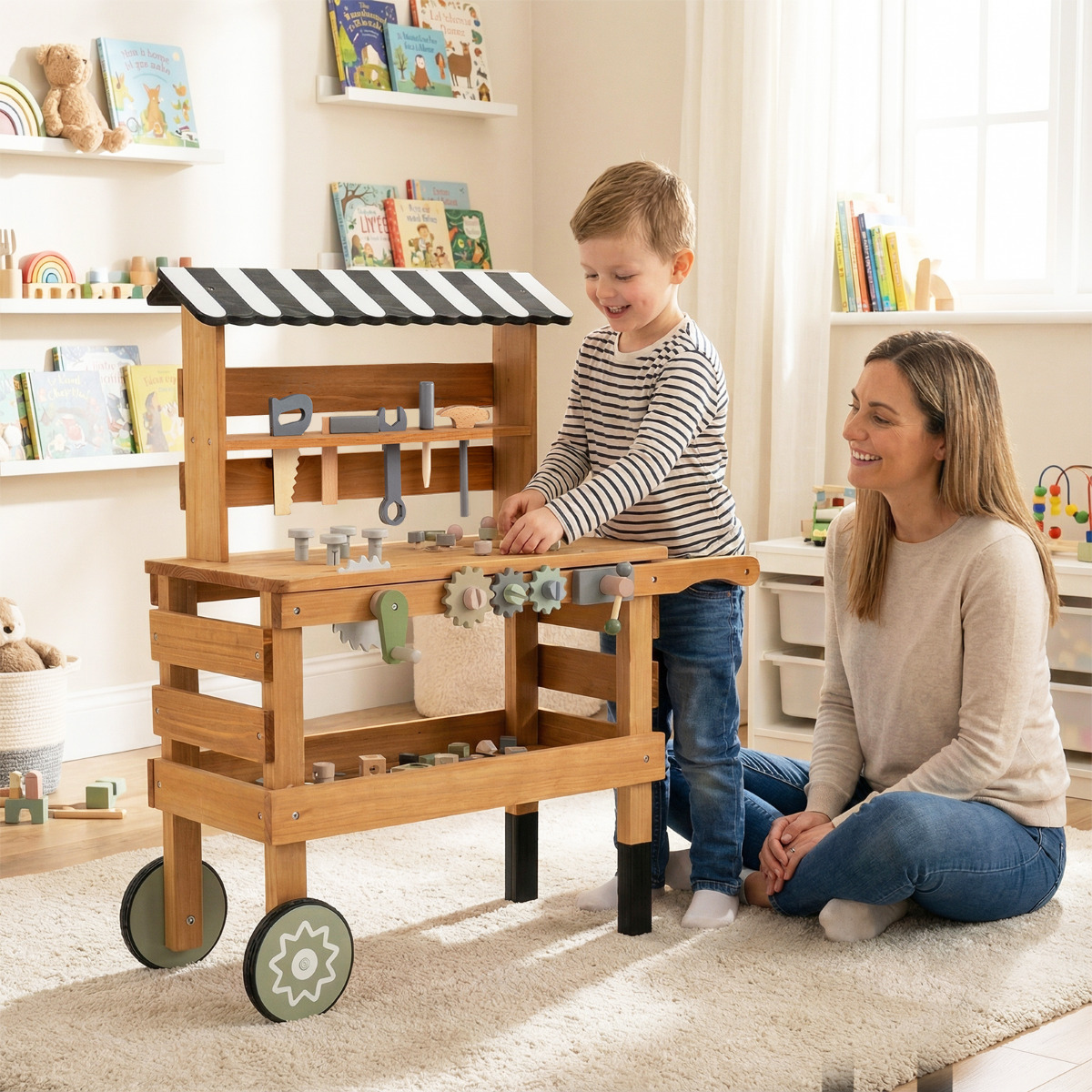 2-in-1 Lasten Työkalukärry 3+ BN - Image 3