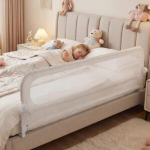 2-Osaline kokkupandav voodipiirete komplekt 198 × 60 cm ja 178 × 60 cm valge