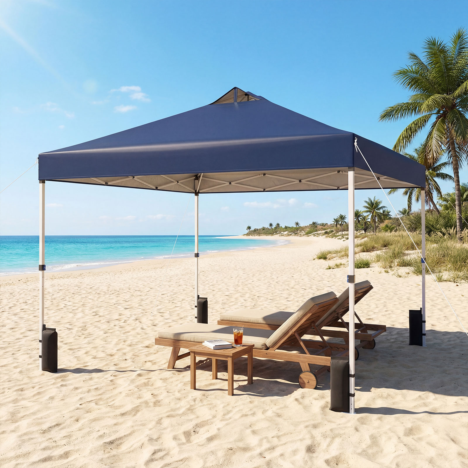 3x3 m sinine pop-up paviljon - Image 2