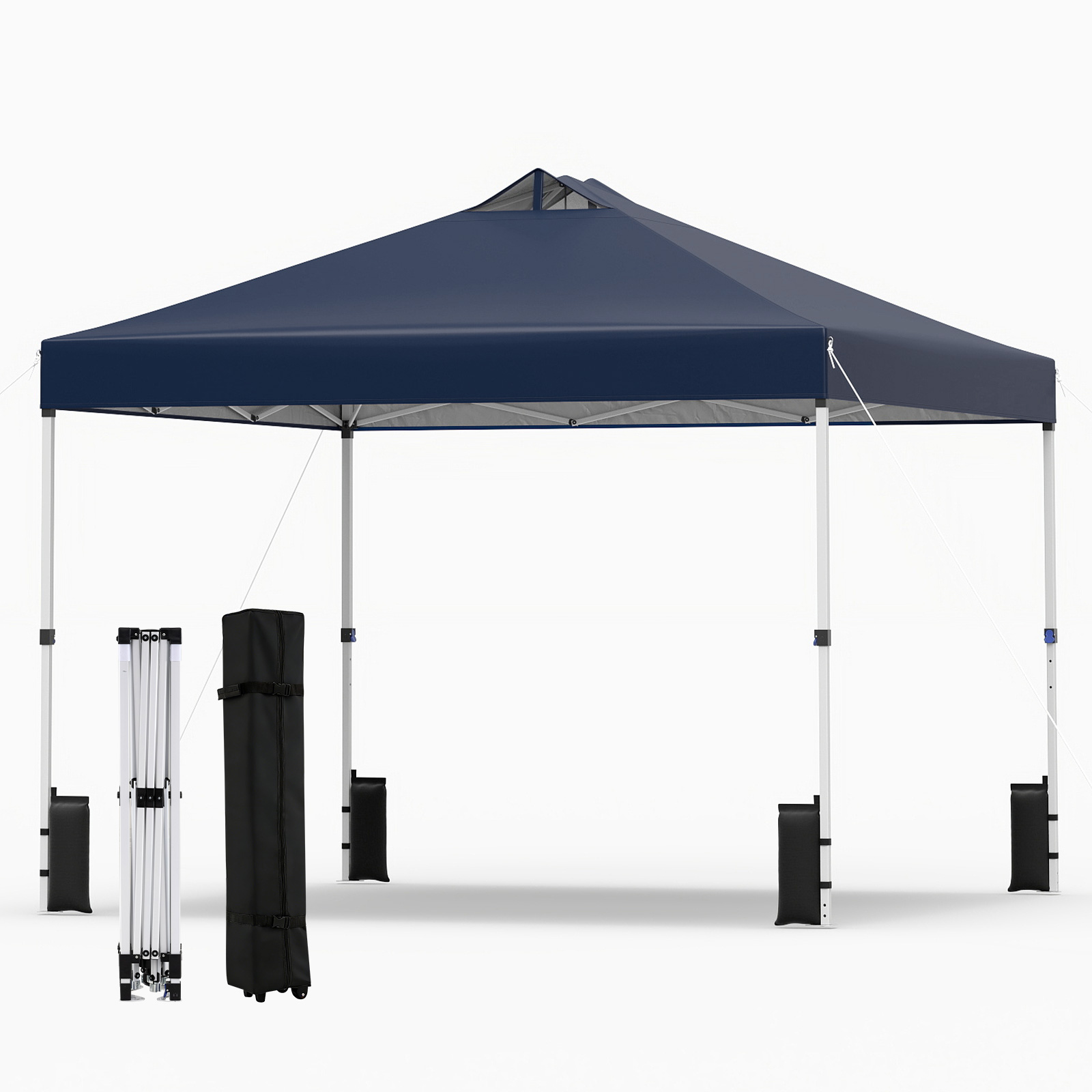 3x3 m sinine pop-up paviljon