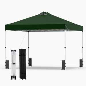 10x10 jalga pop-up varikatus roheline