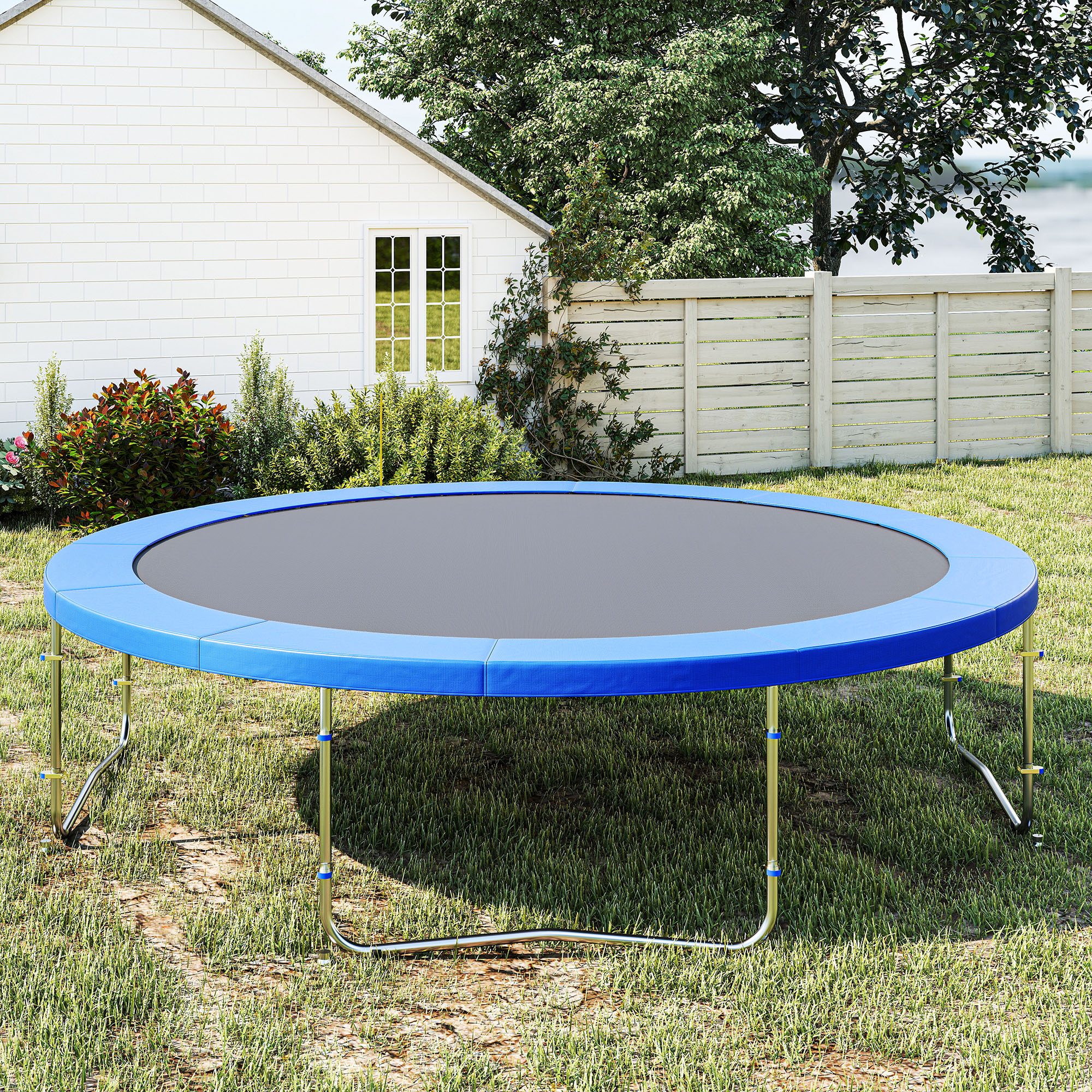 Trampoliinin reunapehmuste, sininen, Ø 366 cm, 15 mm - Image 7