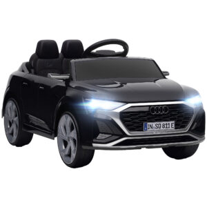 Elektriline lasteauto Audi Q8 e-tron Sportback, 12V, must, 98 x 49,5 x 43 cm