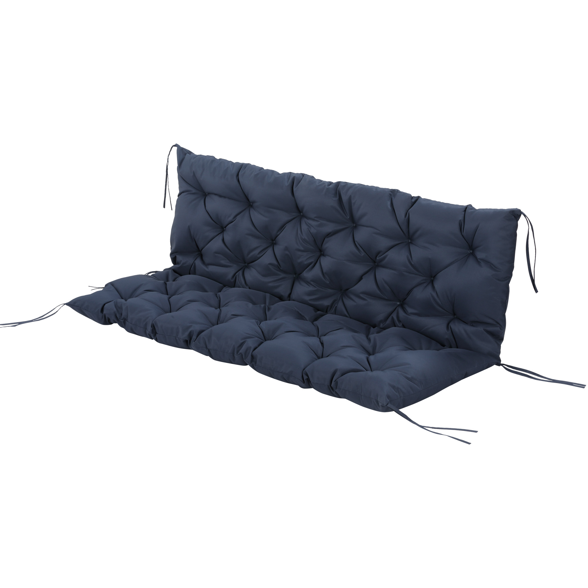 Istmepadi kinnitusribadega, tumesinine, 150 x 98 x 8 cm
