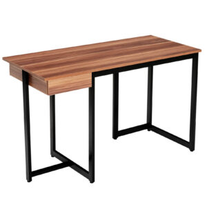 48" Arvutilaud Metallraamiga Pähkel