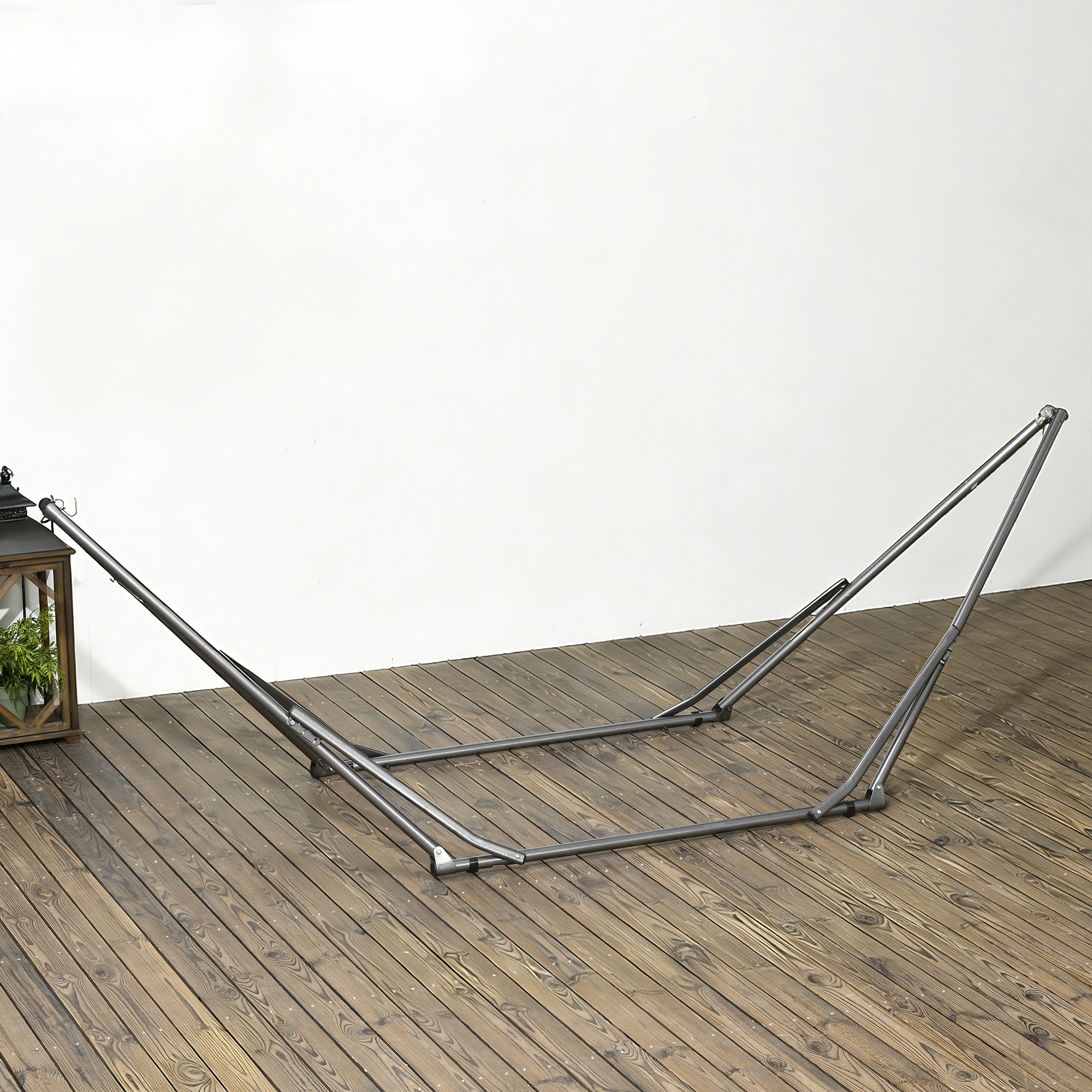 2-in-1 hamako stovas, juodas / sidabrinis, 290 x 92 x 88 cm - Image 9