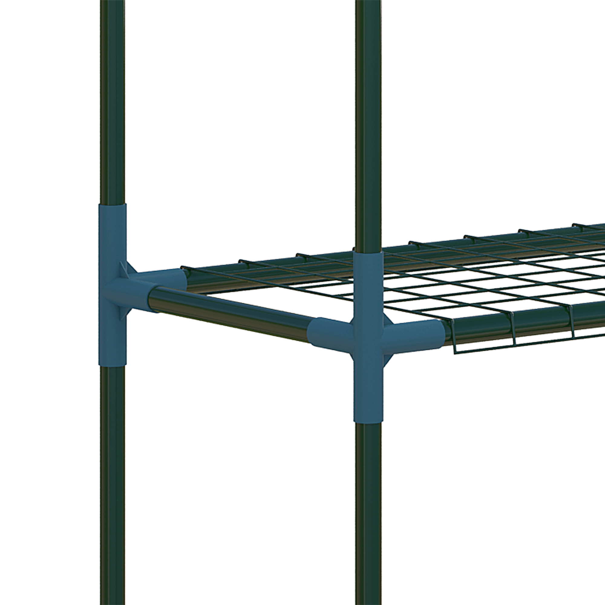 Kasviteline, 2-osainen setti, 4 hyllyä per kappale, vihreä, 70 x 27 x 110 cm - Image 9