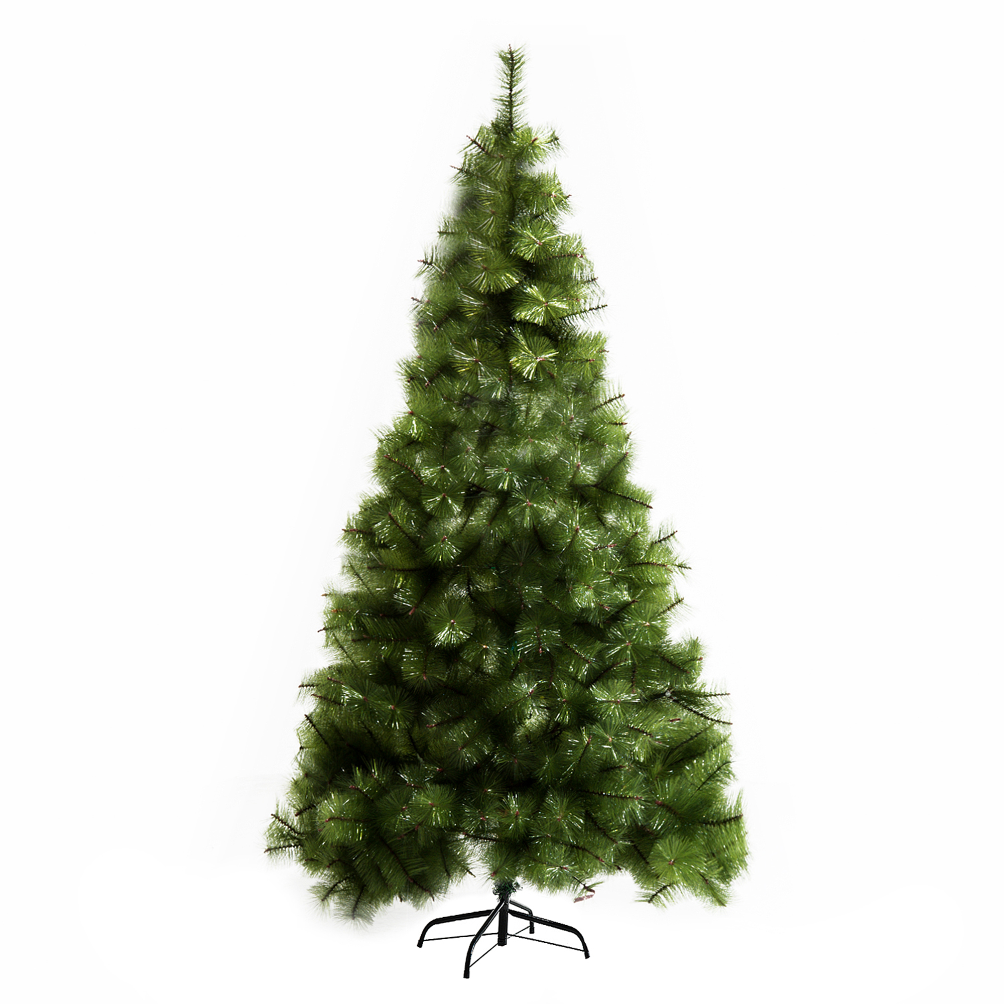 Tekojoulukuusi 210 cm, vihreä, PET ja metalli, 505 oksankärjellä