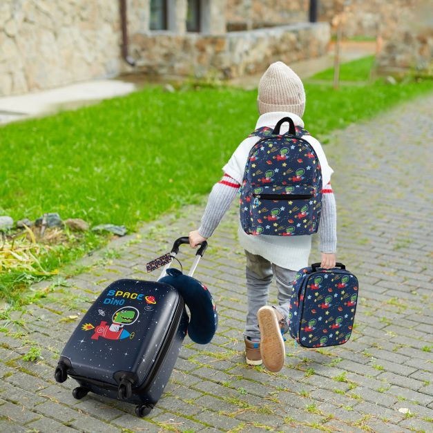5-osainen lasten matkalaukku setti tummansininen - Image 2