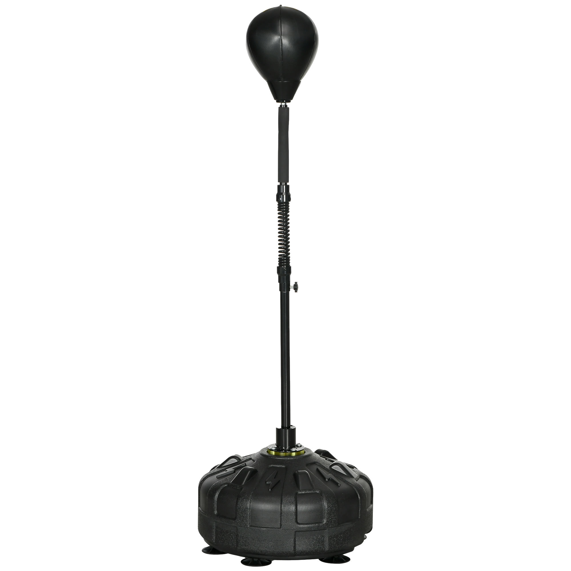 Boksi refleksitreeningu alus, reguleeritav 145-180 cm, must