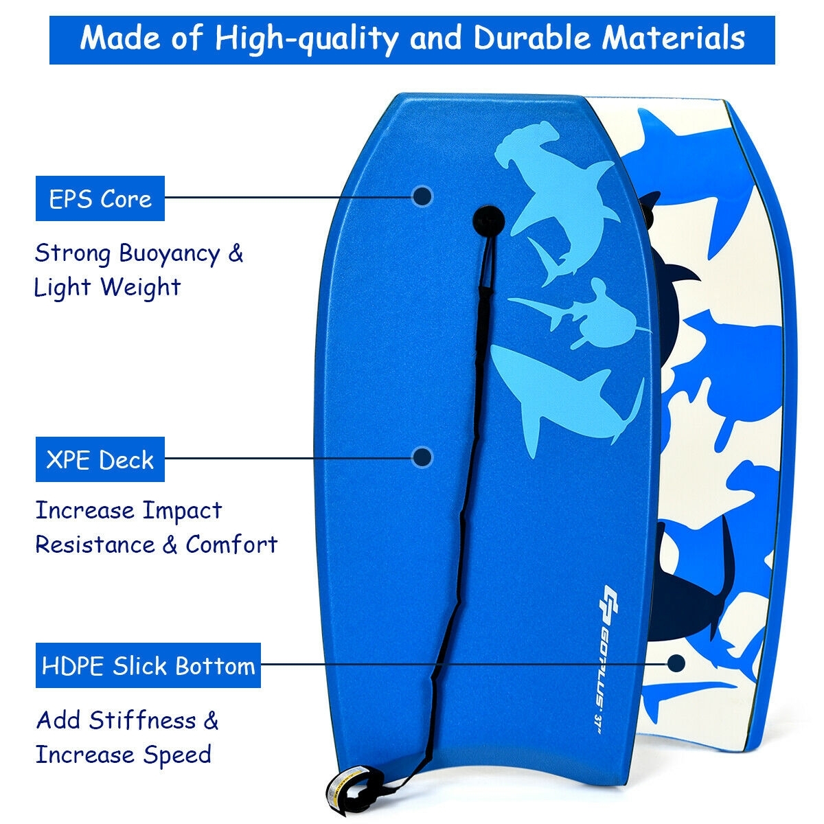 Viegls Super Bodyboard EPS Kodols M - Image 6