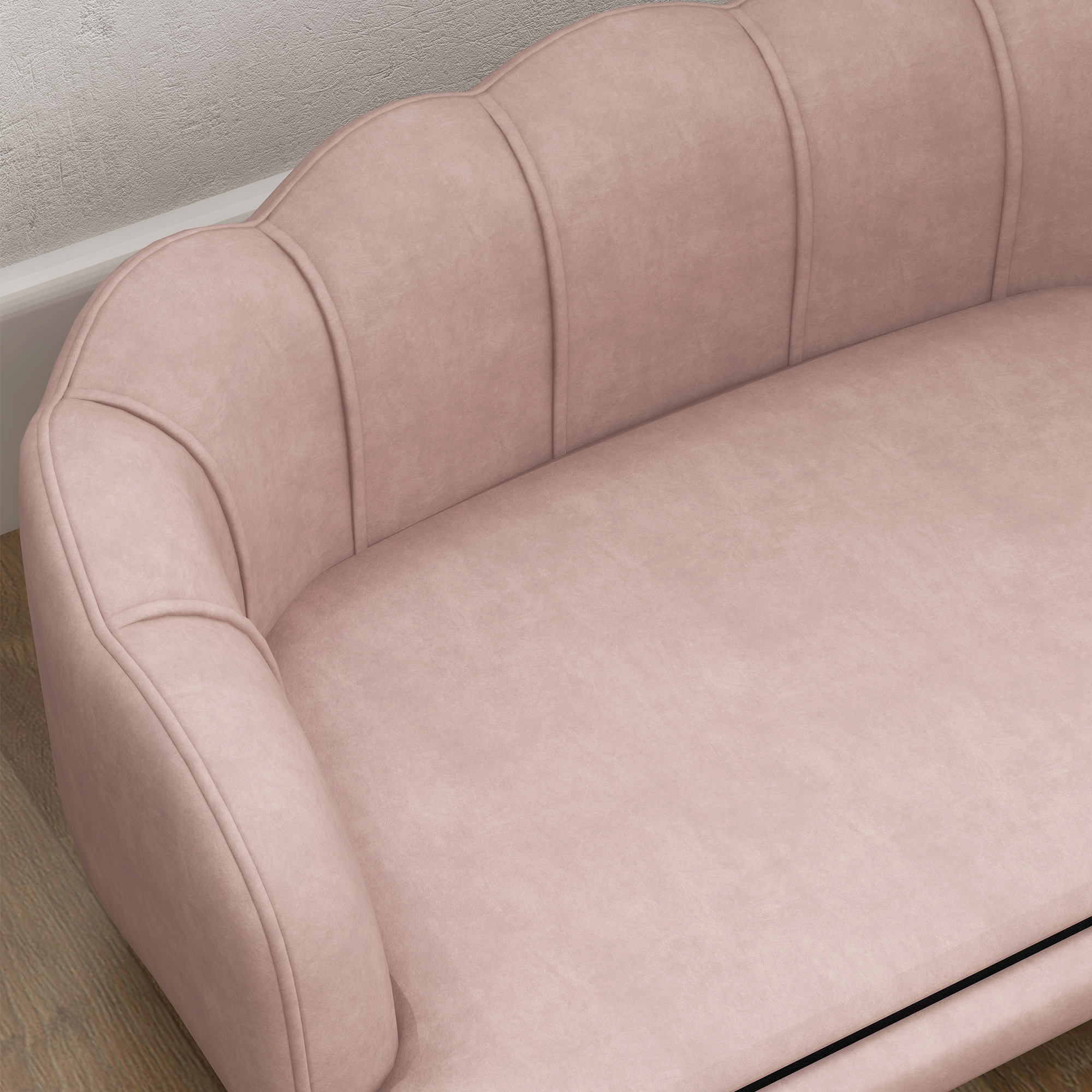 Naminių gyvūnų sofa šunims iki 25 kg, rožinė, 98,5 x 60,5 x 35,5 cm - Image 8