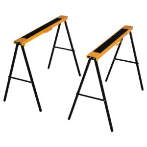 Kokkupandav saepukk, 2-osaline komplekt, teras, oranž / must, 99,5 x 50 x 78 cm