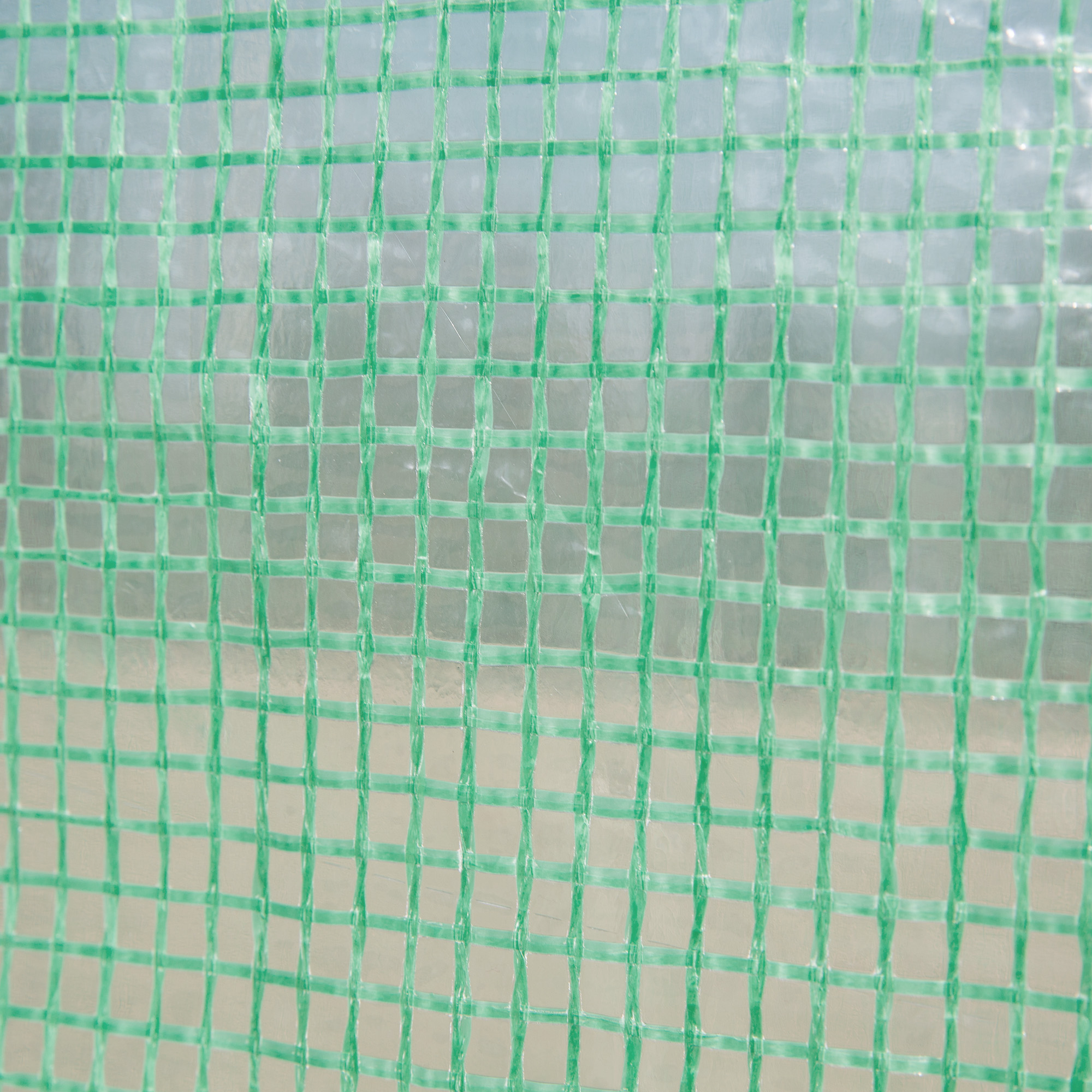 Kaasikasvihuone, 6 ylösrullattavaa ikkunaa, vetoketjullinen ovi, sinkitty teräsrunko, vihreä, 295 x 200 x 200 cm - Image 9