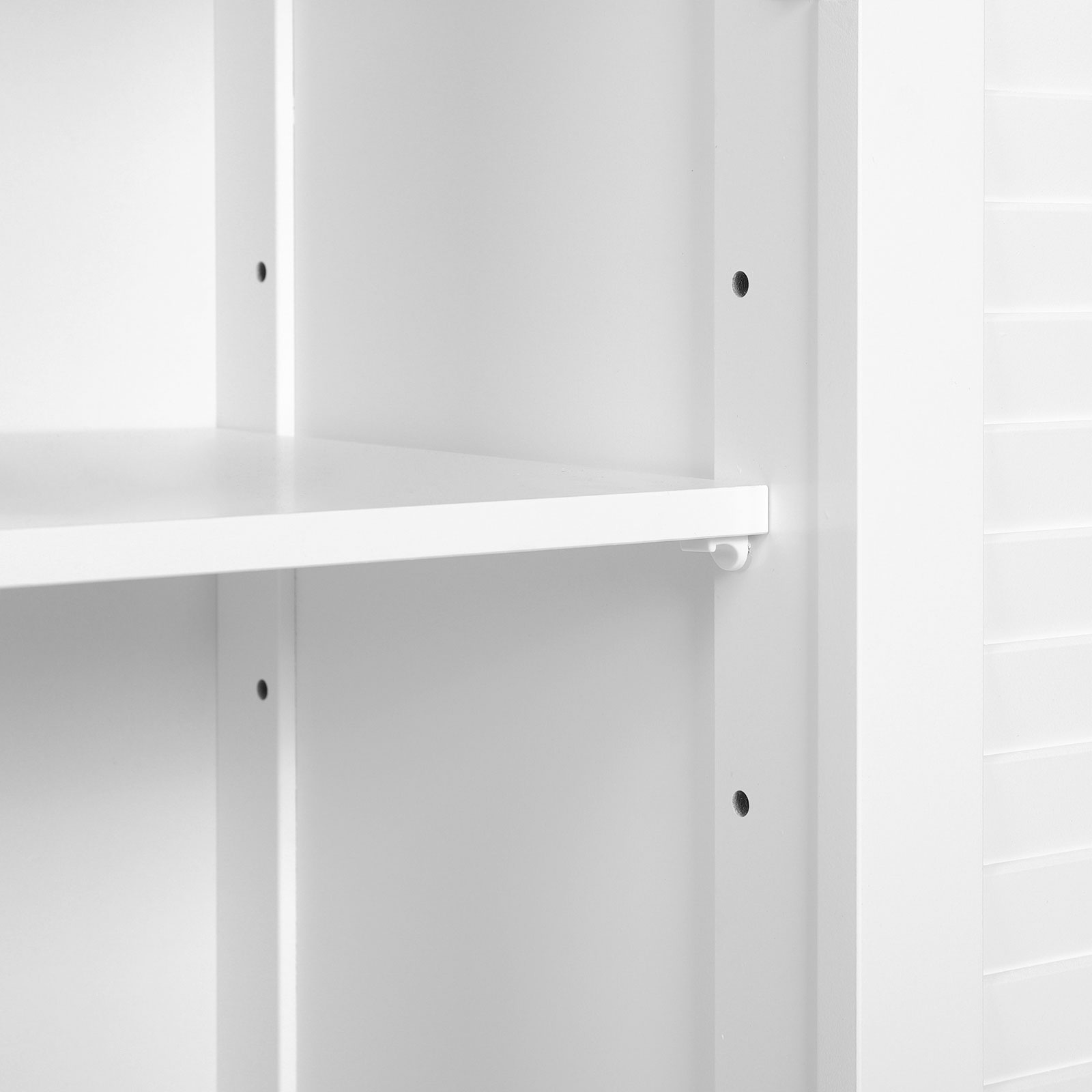 Allaskaappi, mattavalkoinen, E1-luokan MDF, 60 x 30 x 60 cm, 2 ovea - Image 6