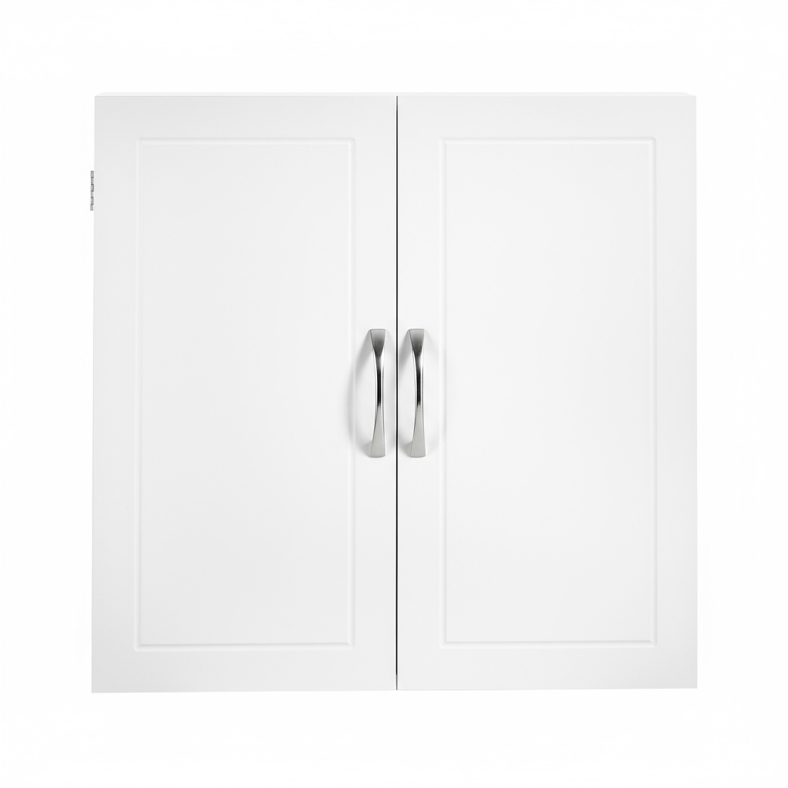 Vonios kambario sieninė spintelė, MDF, balta, 30 x 60 x 60,1 cm
