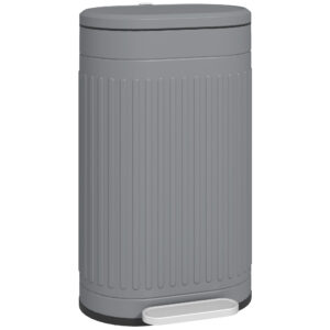30 l polkimella avattava roska-astian, harmaa, 36,5 x 31,2 x 60,8 cm