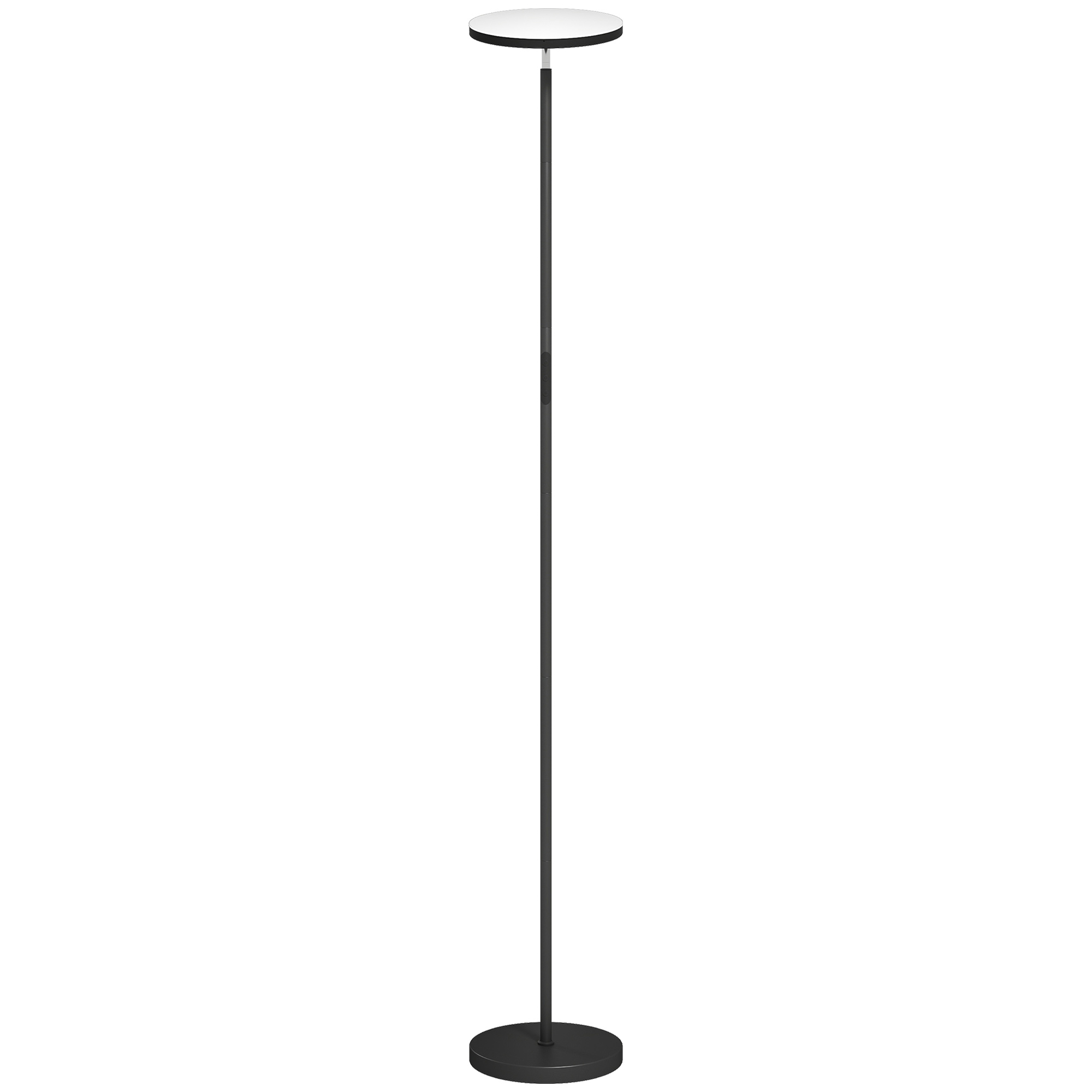 LED põrandalamp RGB-ga, must, Ø25 x 177 cm