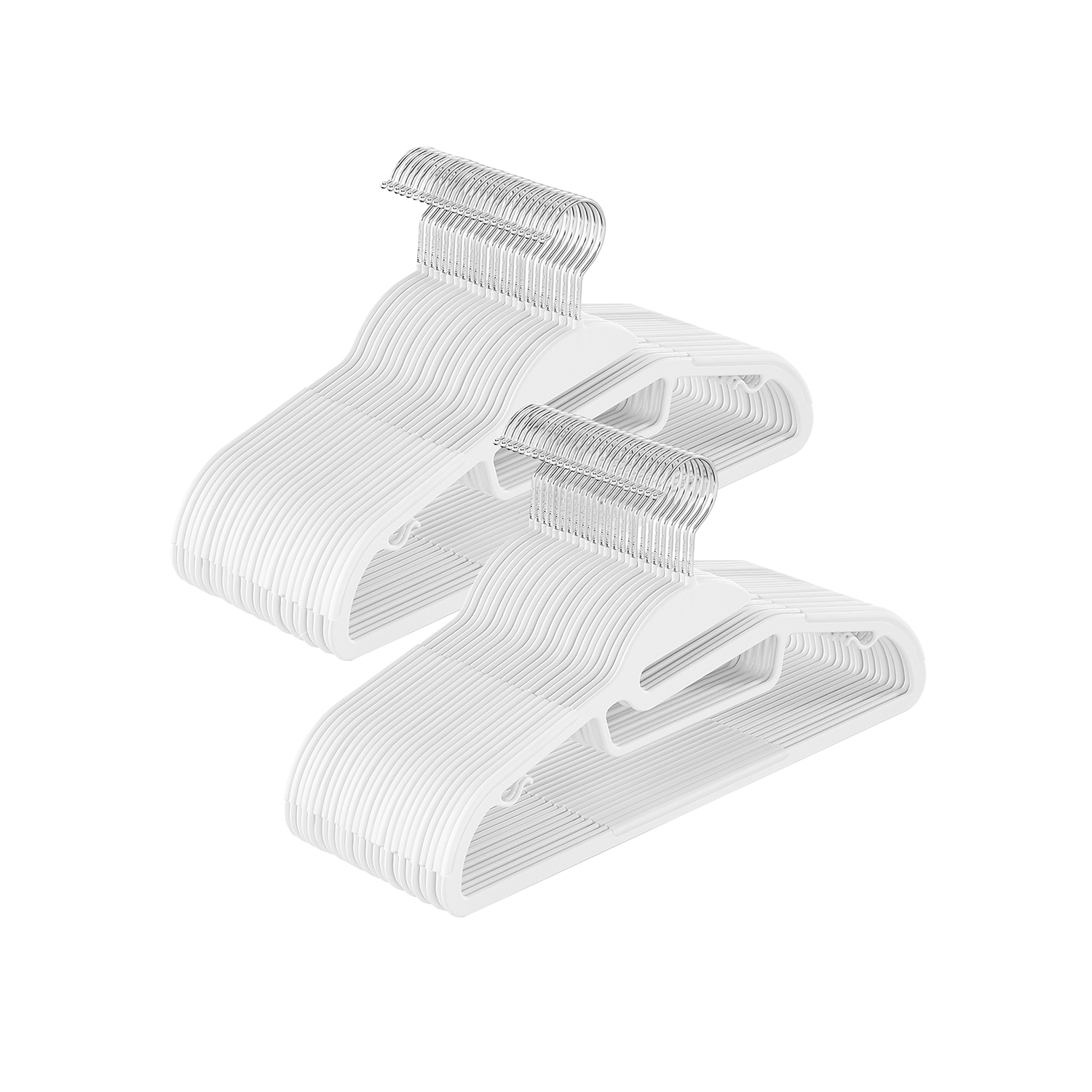 Riidepuud, 20 tk, ABS-plastik, libisemiskindlad, 41,5 x 22,5 cm, valge ja tumehall