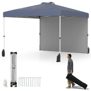 10x10 Pop-up telk 1 külgseina ja ratastega kott - Hall
