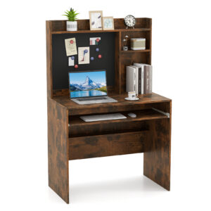 Arvutilaud magnettahvli ja klaviatuuri sahtliga, Rustic Brown