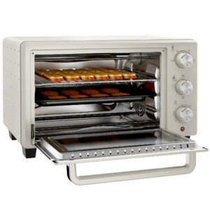 Mini uuni, 21 l, 1400 W, kermanvalkoinen, ruostumaton teräs
