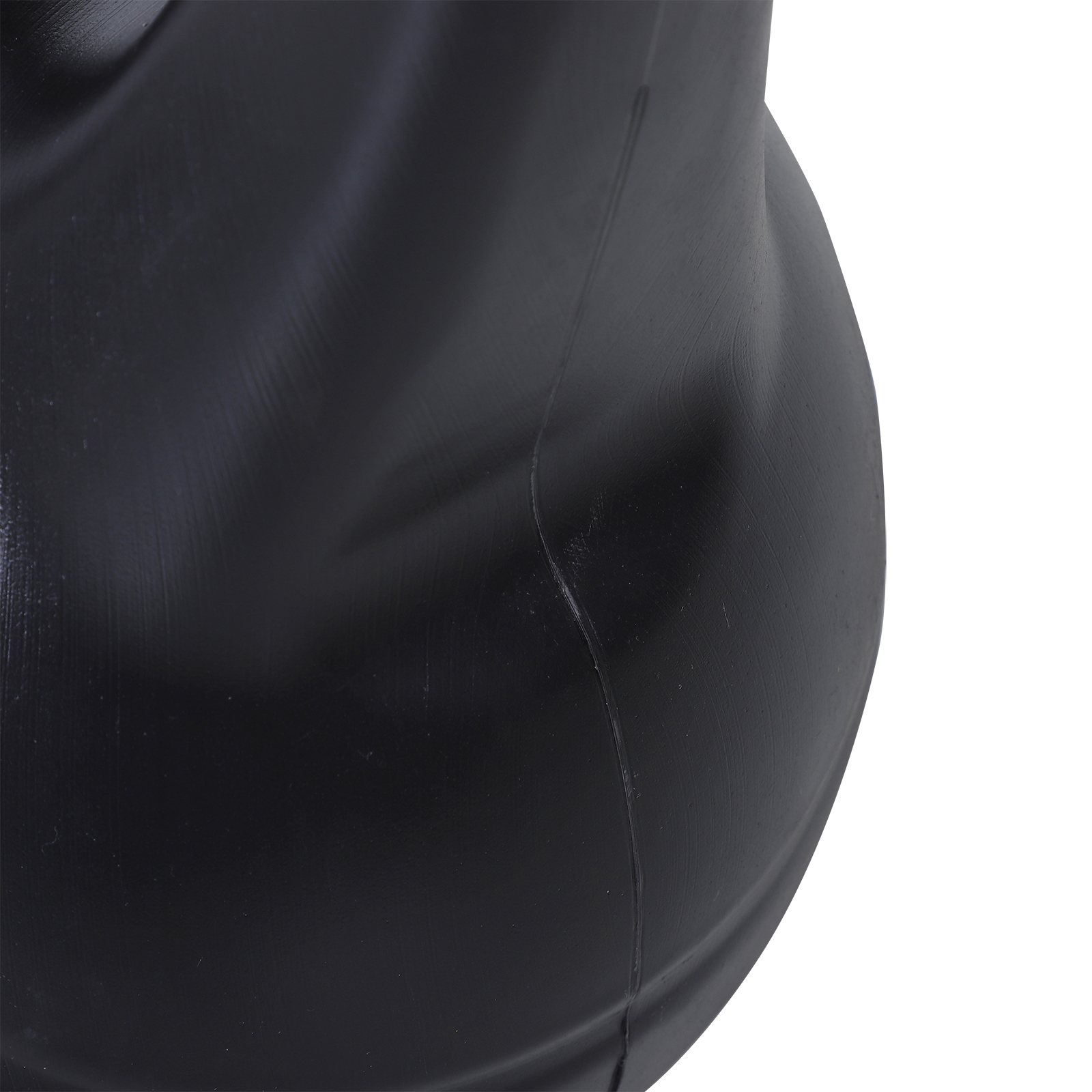 8 kg kettlebell, juoda, plastikas ir smėlis - Image 9