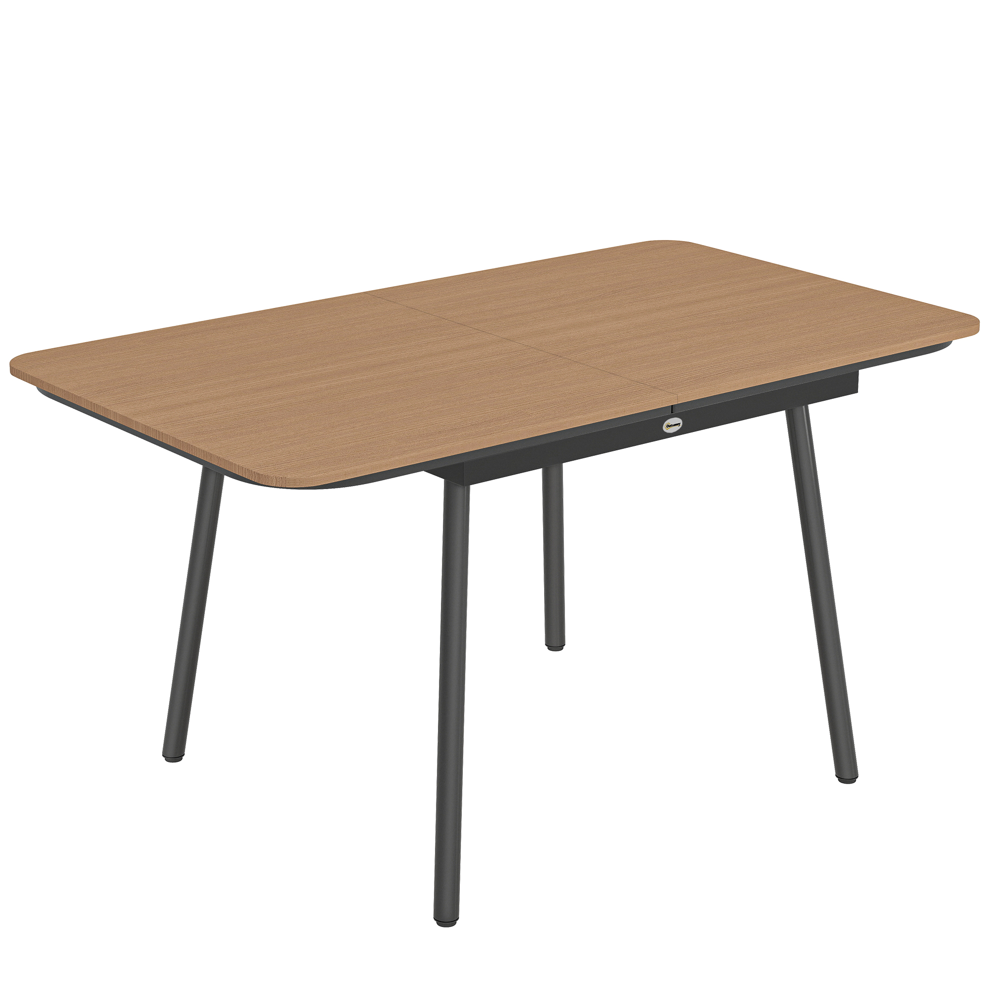 Puutarhapöytä, 140 x 80 cm, Teak, WPC-kansi, enintään 50 kg