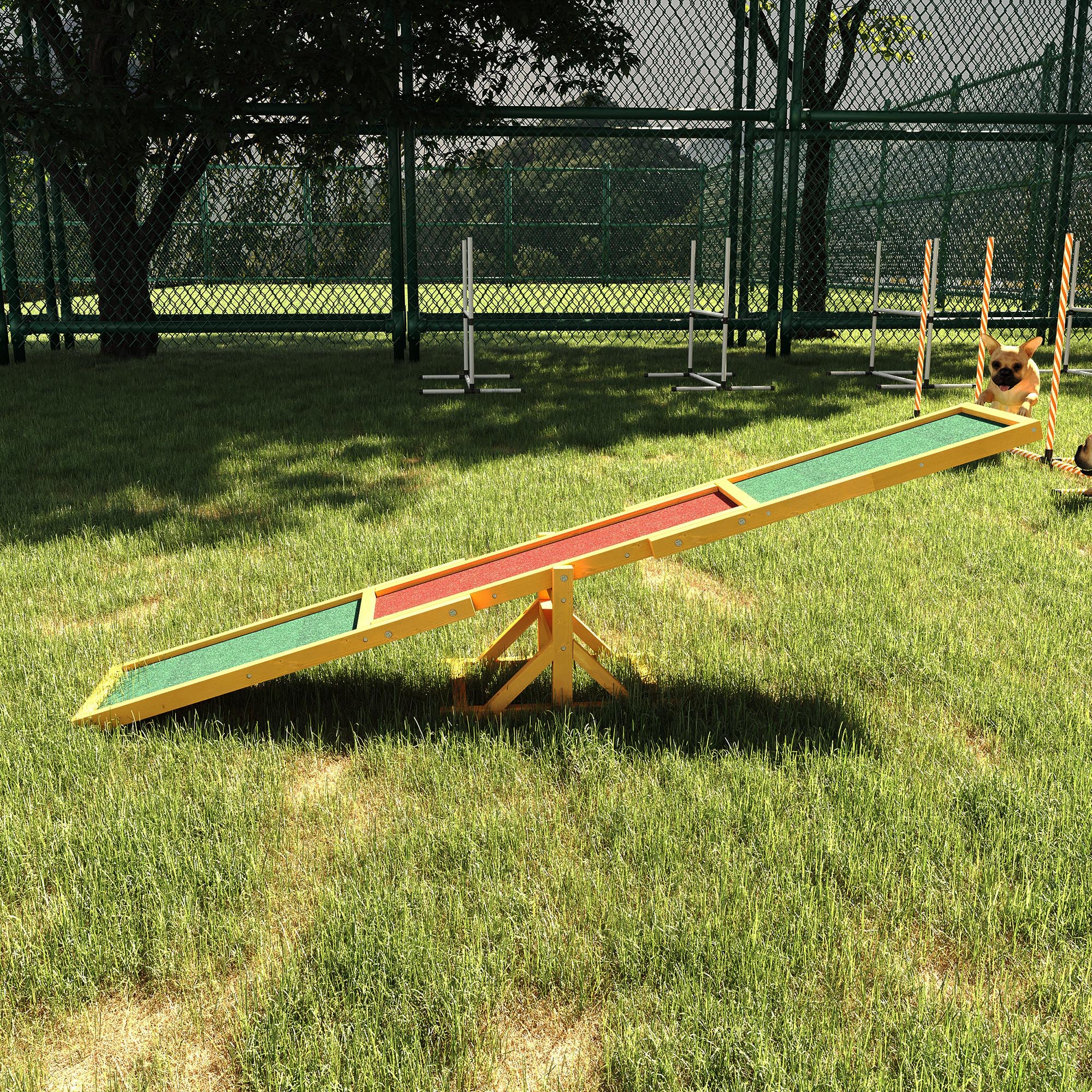 Šunų agility supynė, neslystantis paviršius, iki 30 kg, 180 x 30 x 30 cm - Image 2