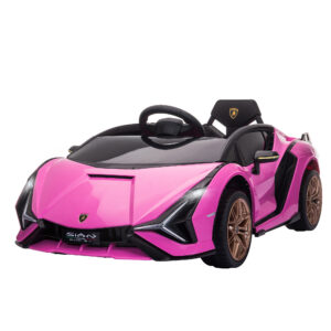Laste elektriauto Lamborghini, roosa, 108 x 62 x 40 cm