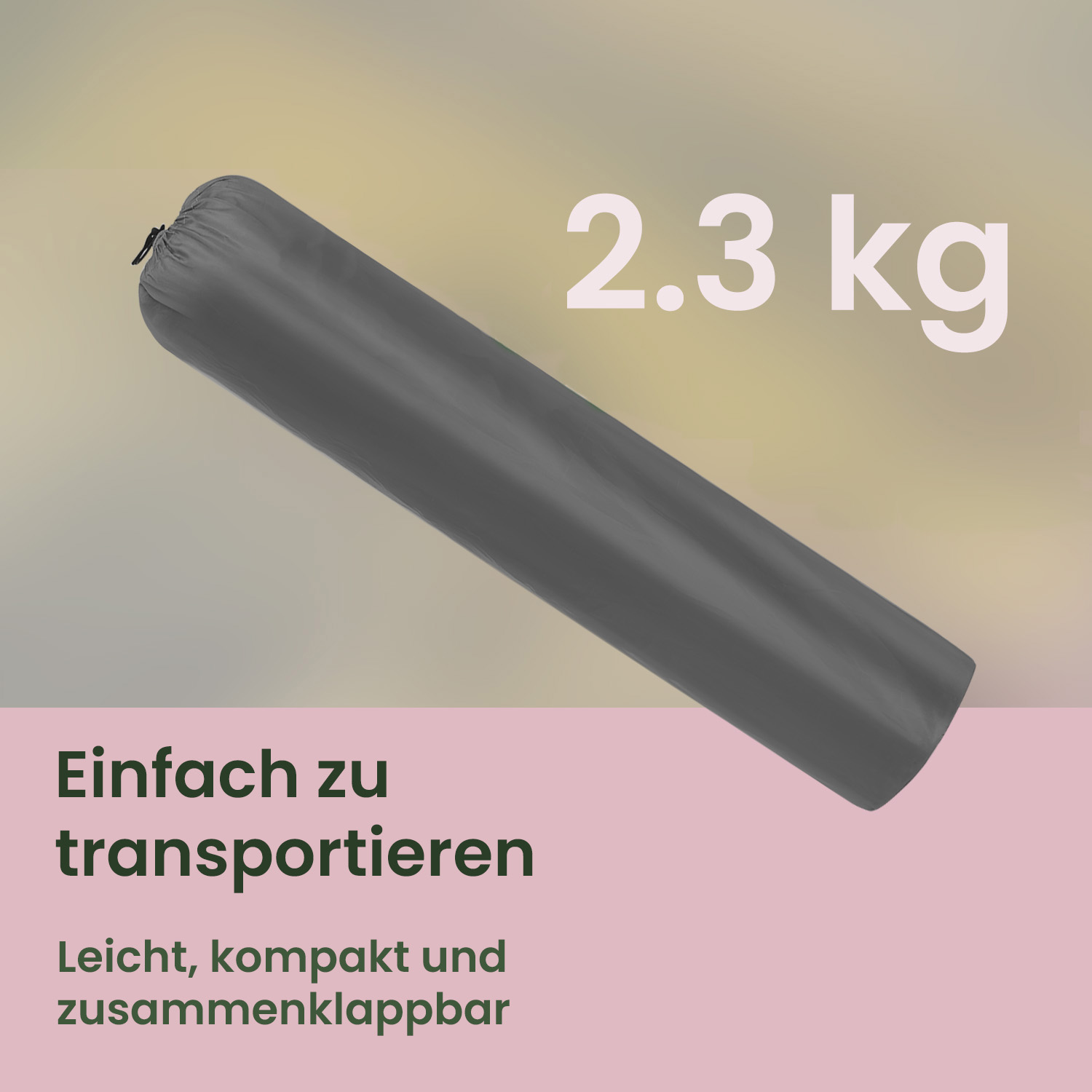 Retkituolisarja 2 kpl, kokoontaitettavat tuolia käsinojilla ja mukitelineellä, liuskekivenharmaa - Image 3