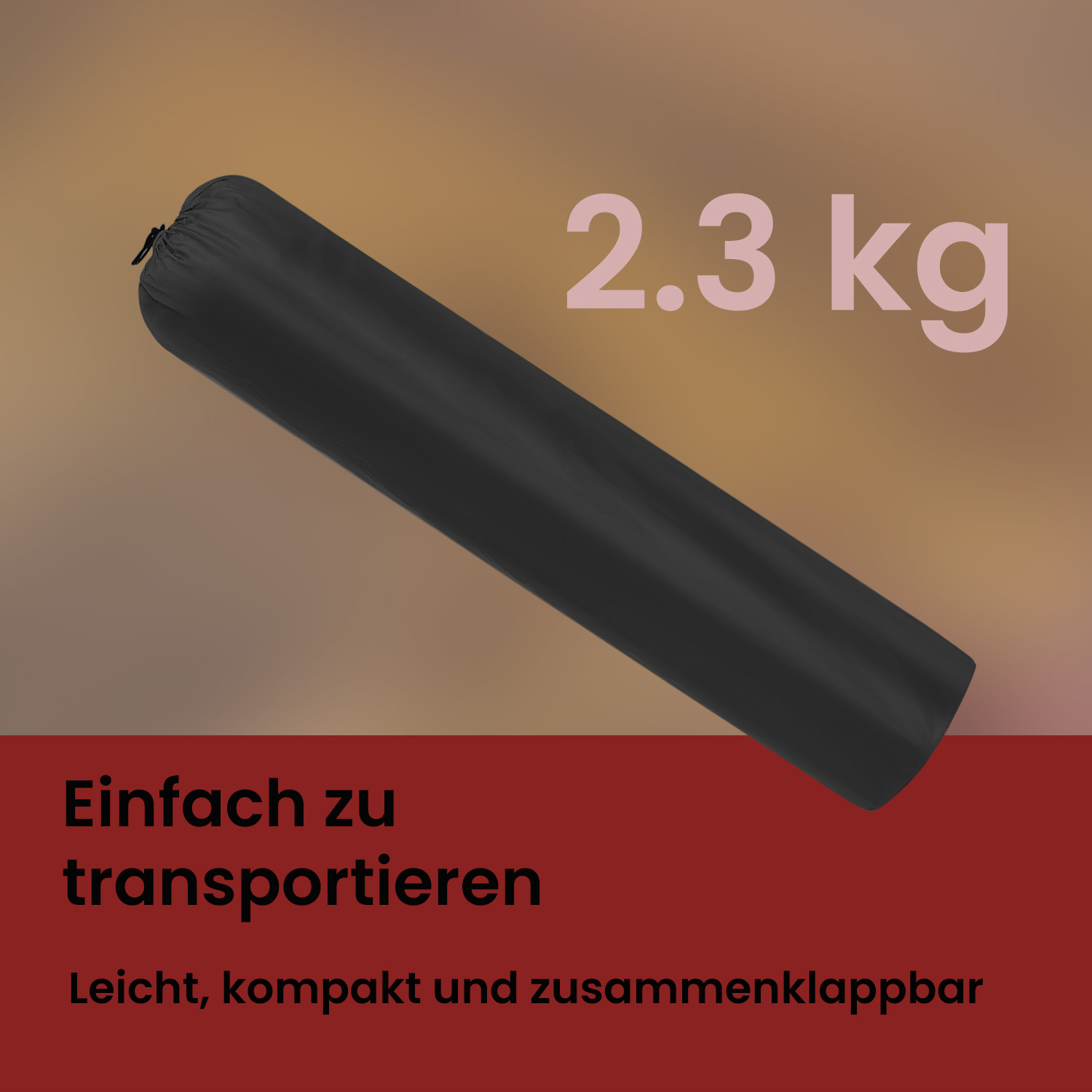Saliekami kempinga krēsli, 2 gab., ar roku balstiem un dzēriena turētāju, melni - Image 3