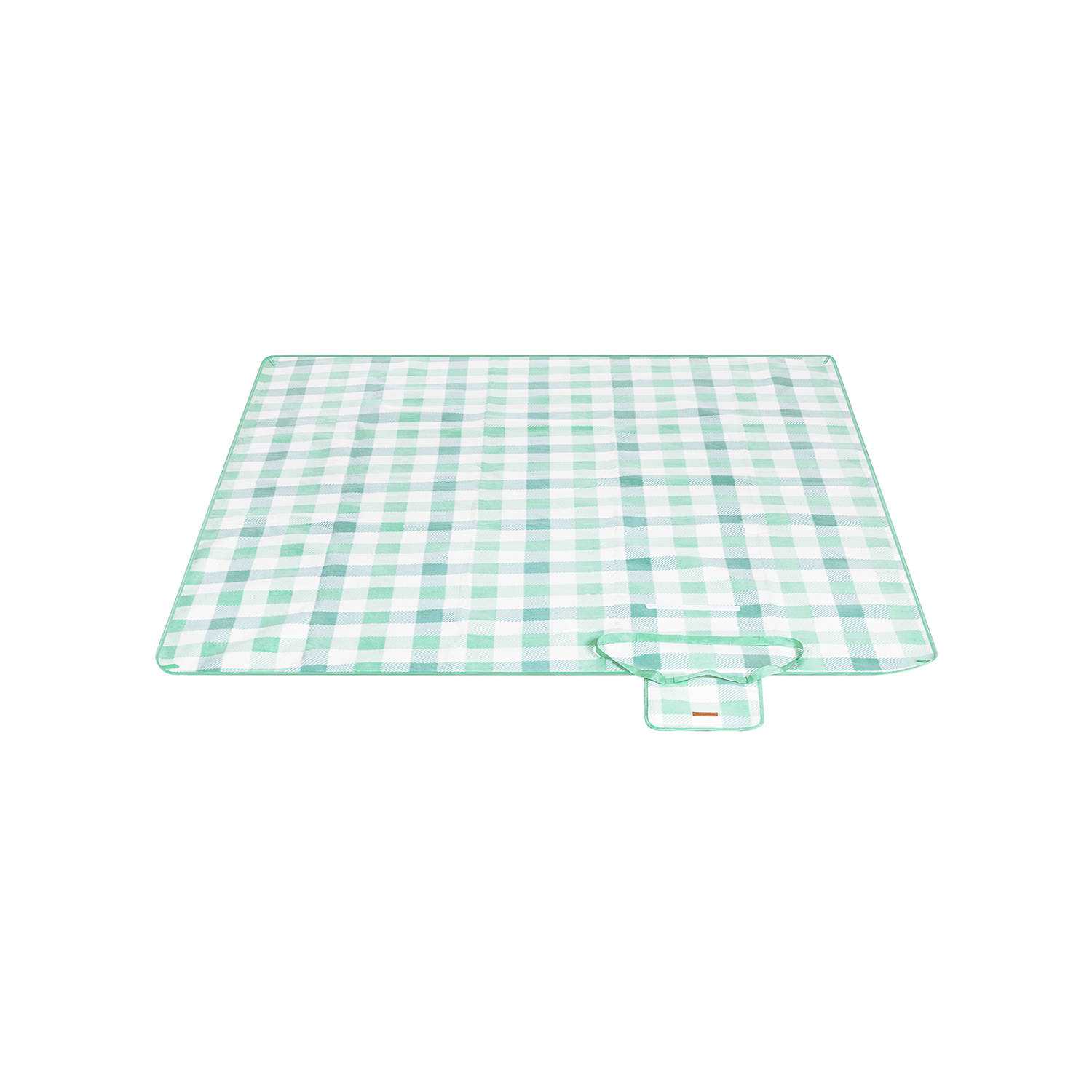 Piknikutekk 200 x 200 cm, kokkupandav, veekindel, roheline-valge