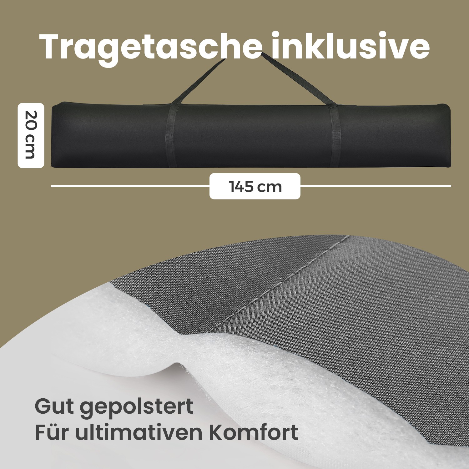 Hamakas su stovu, plieninis rėmas, 400 x 100 x 90 cm, apkrova iki 200 kg - Image 4