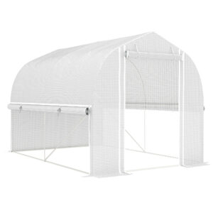 Kasvuhoone, 3 x 2 x 2 m, valge